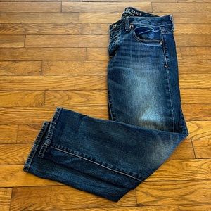 AEO stretch boy crop jeans